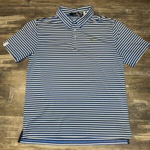 RLX Ralph Lauren Polo - Striped Golf Polo - Boys XL 18–20 Performance - GUC
